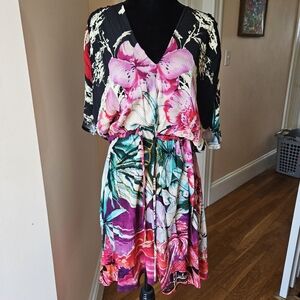 Desigual women's dress short floral dress